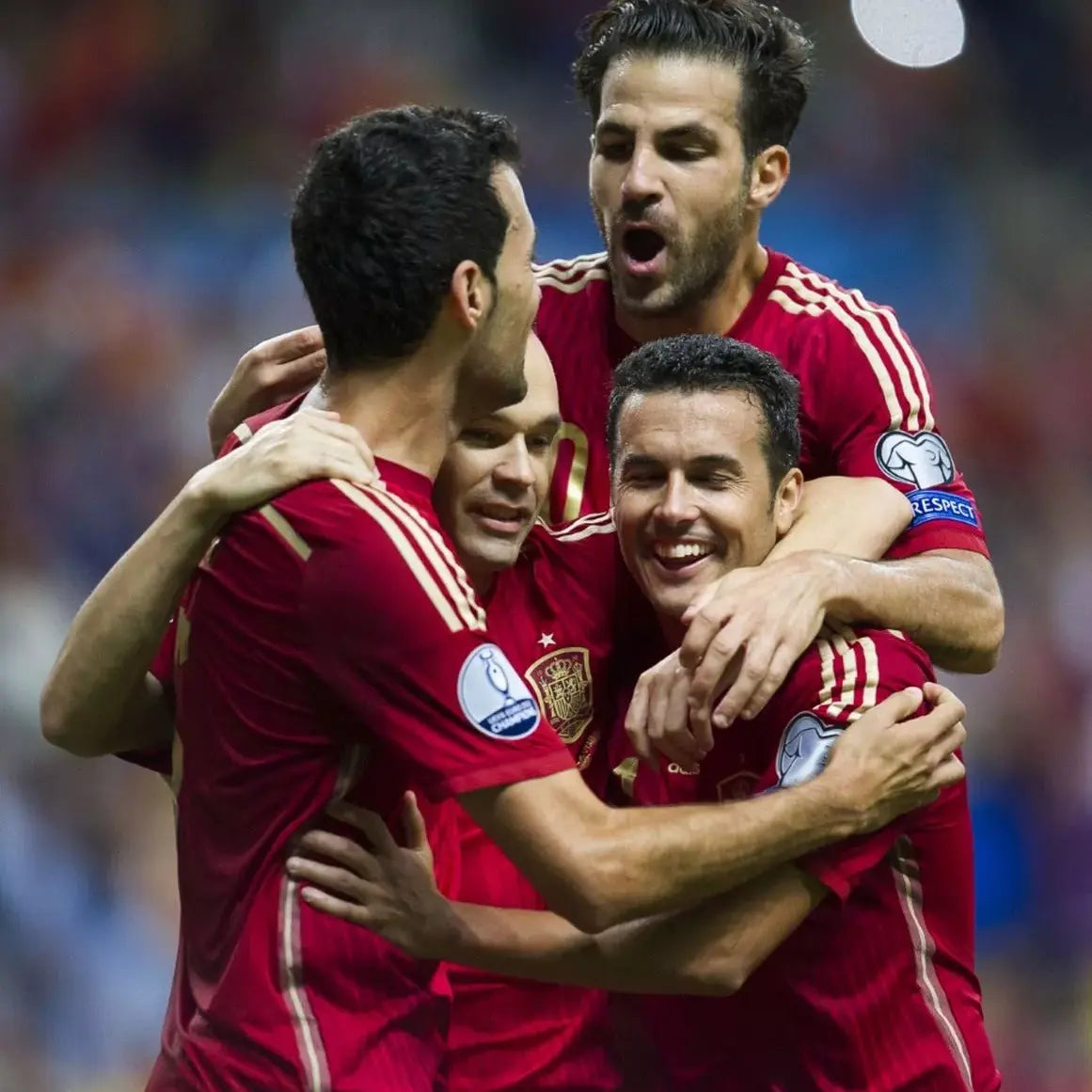 Patchs Thermocollant Espagne UEFA Euro 2016 Qualifiers Flock Haute Qualité Patchattaq