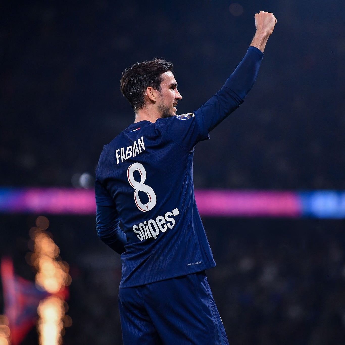 Flocage Thermocollant PSG Sponsor Snipes 2024-2026