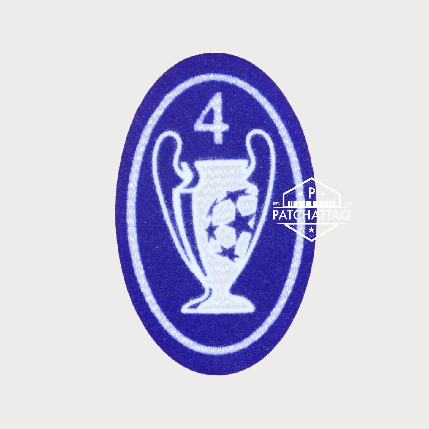 Patch Thermocollant UEFA Champions League Badge of Honour 4 Bleu Royal Patchattaq
