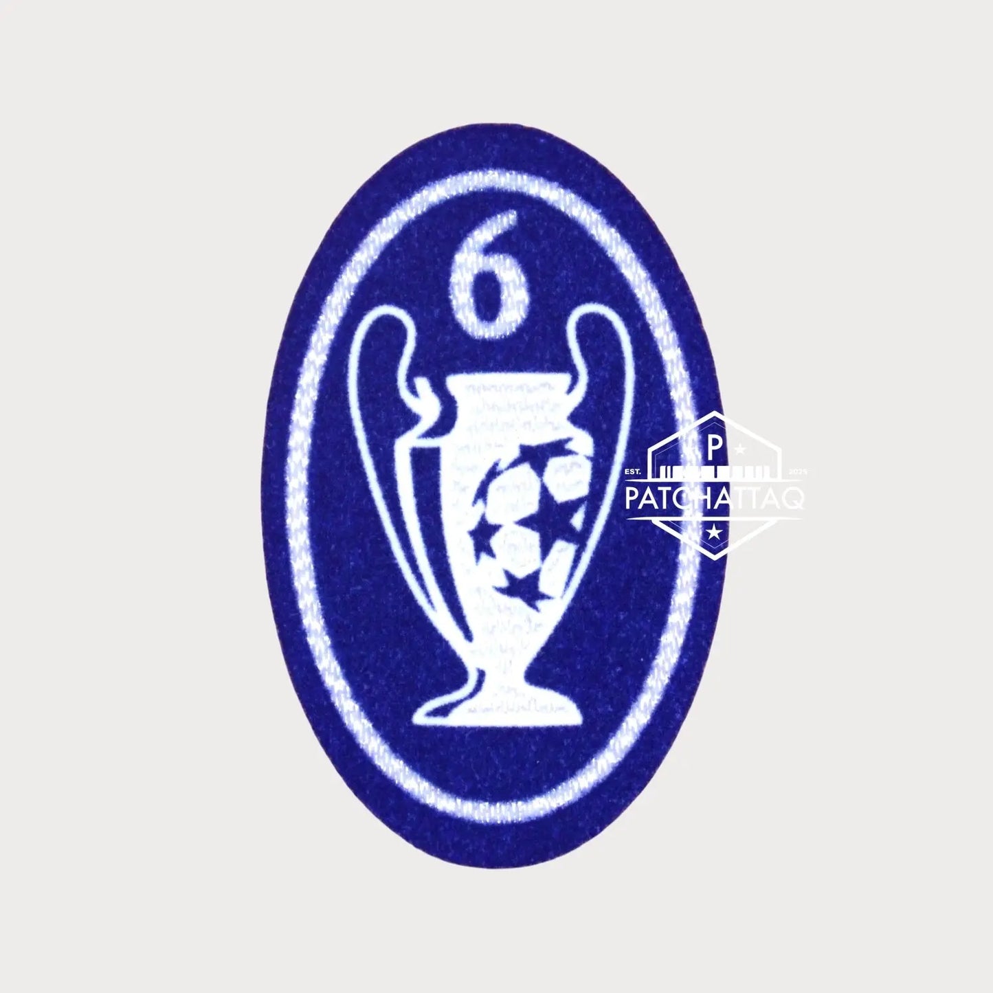 Patch Thermocollant UEFA Champions League Badge of Honour 6 Bleu Royal Patchattaq