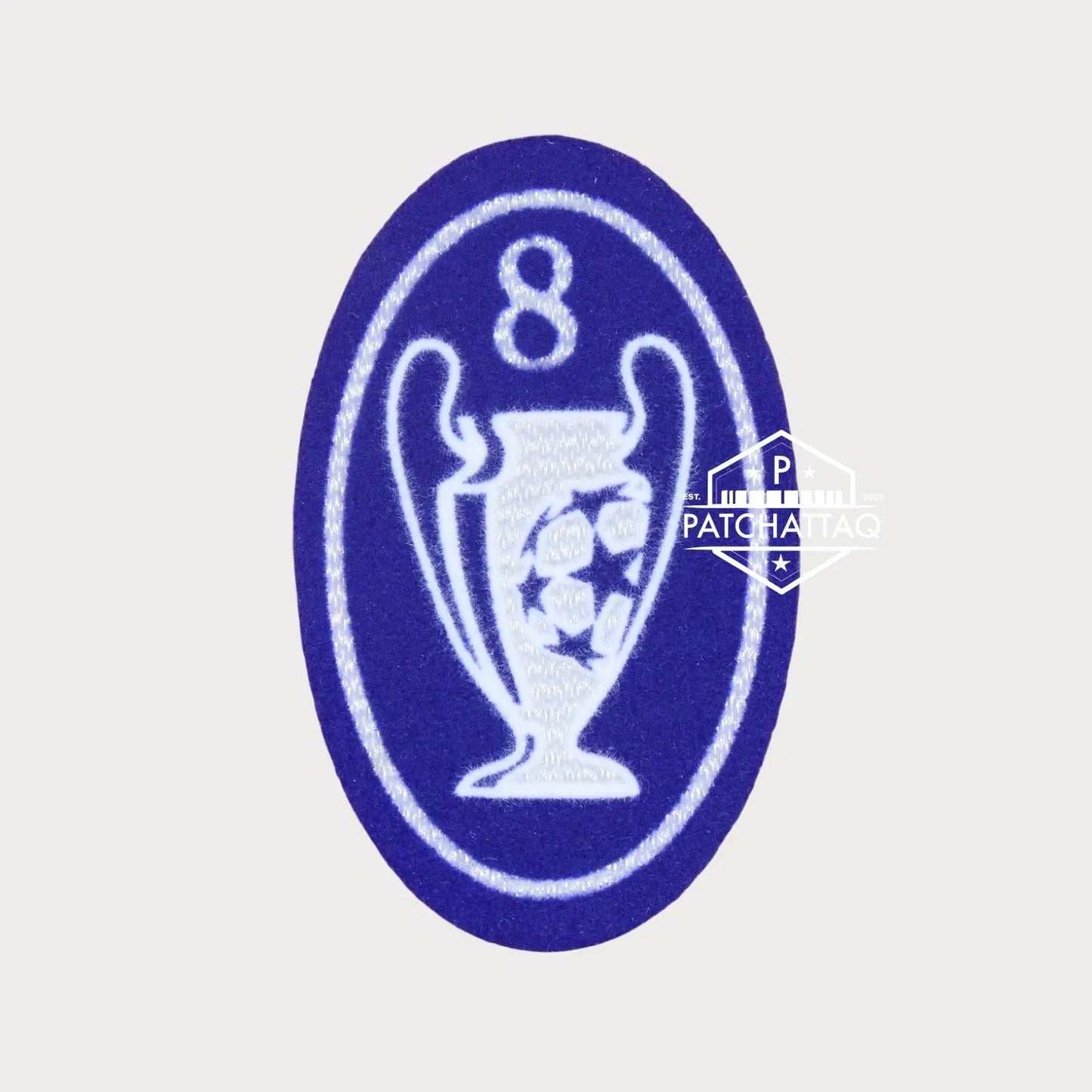 Patch Thermocollant UEFA Champions League Badge of Honour 8 Bleu Royal Patchattaq