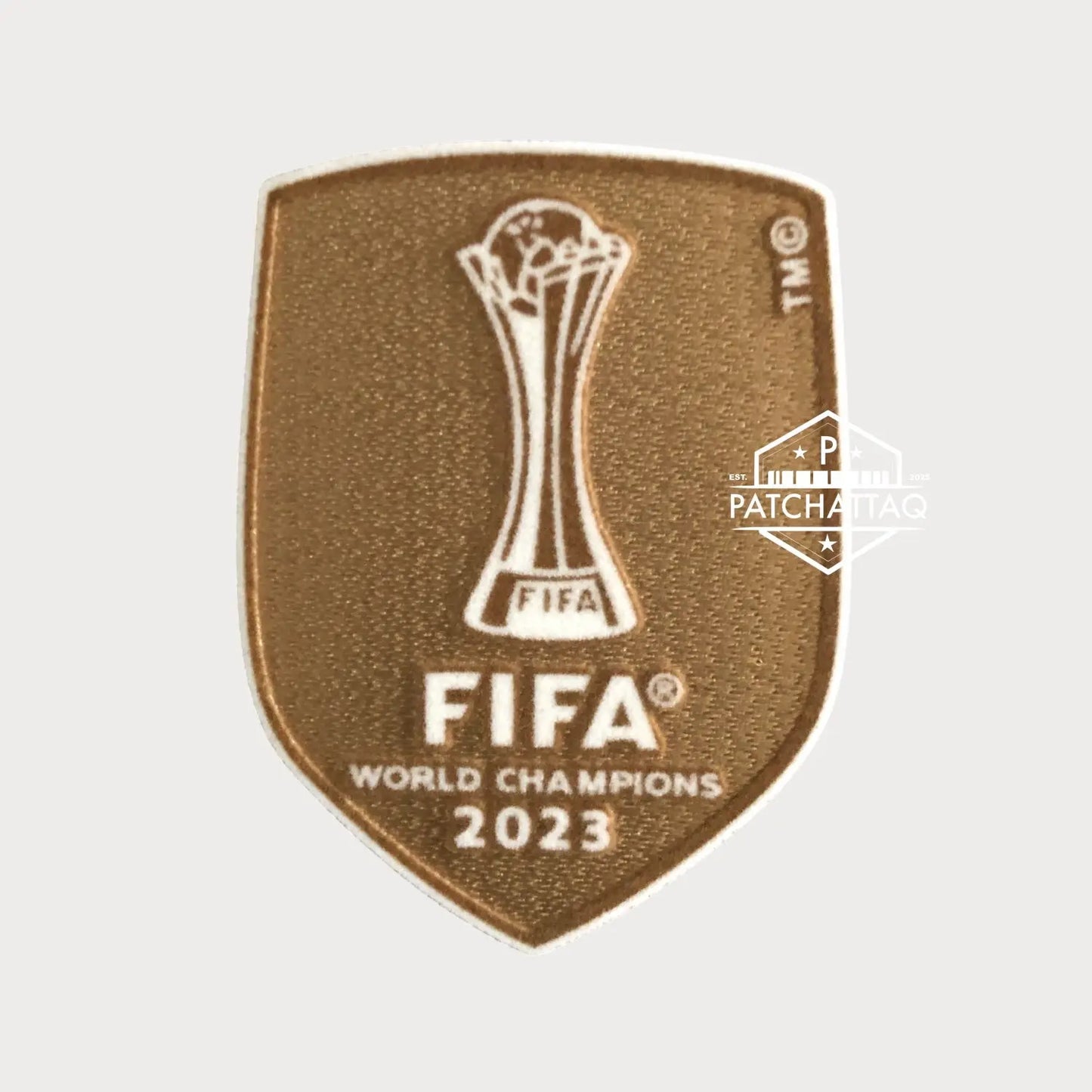 Patch Thermocollant FIFA Club World Cup Champions 2023 Manchester City Patchattaq
