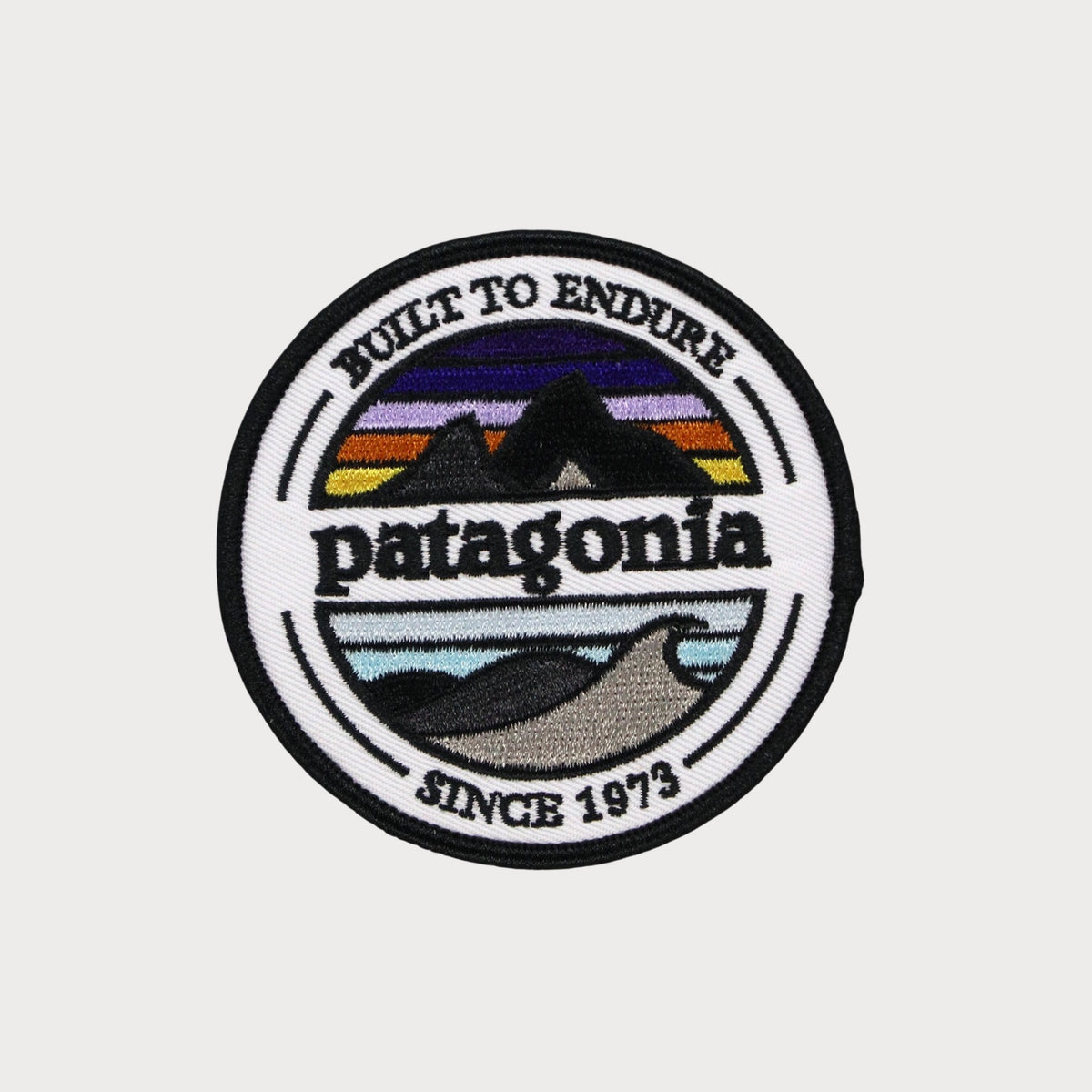 Patch Thermocollant Patagonia Since 1973 Broderie Précise Haute Qualité