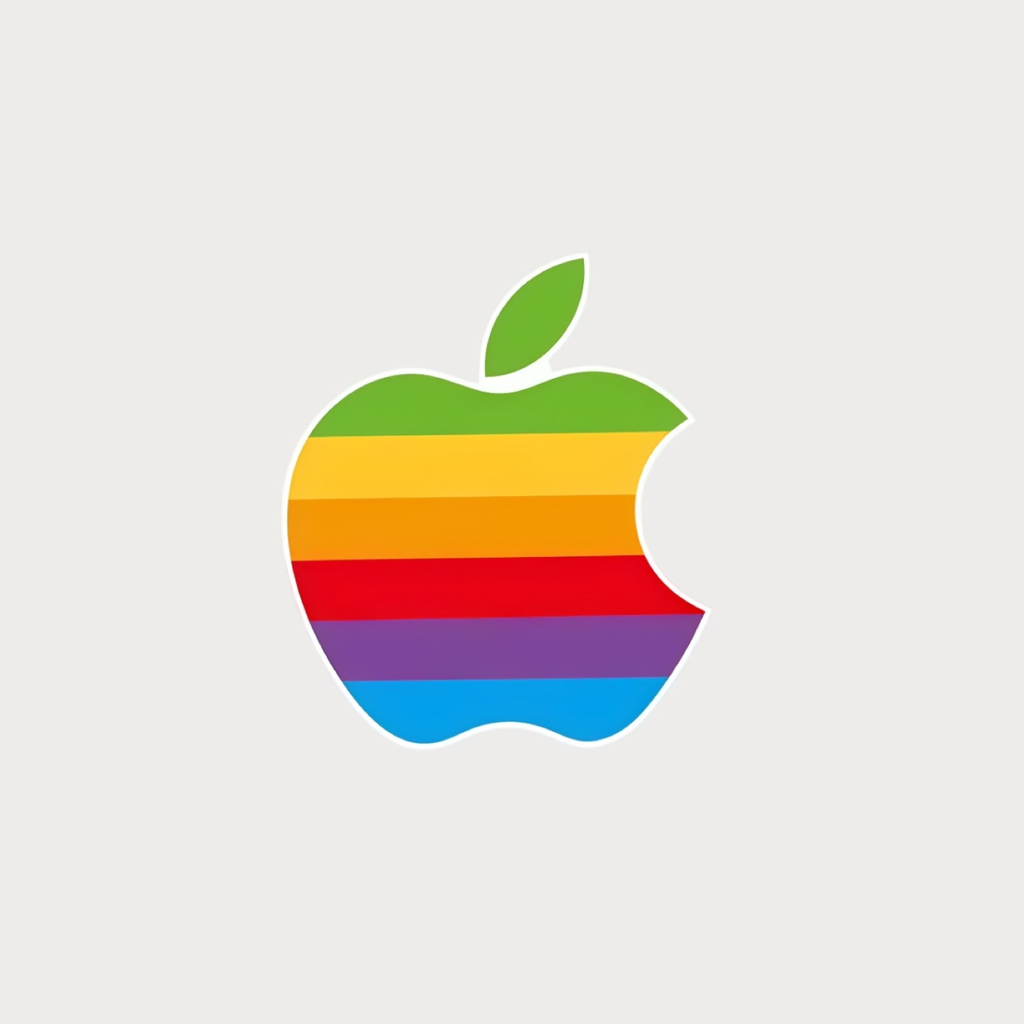 Autocollant Sticker Apple Logo Vintage Vinyle Waterproof