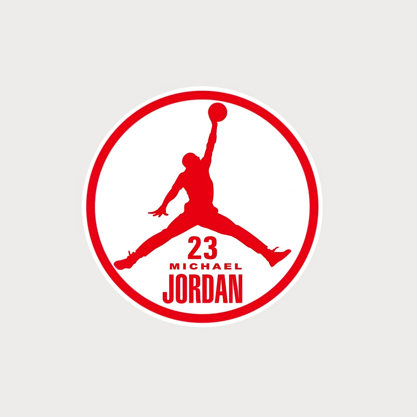 Autocollant Sticker Jumpman 23 Michael Jordan Vinyle Waterproof