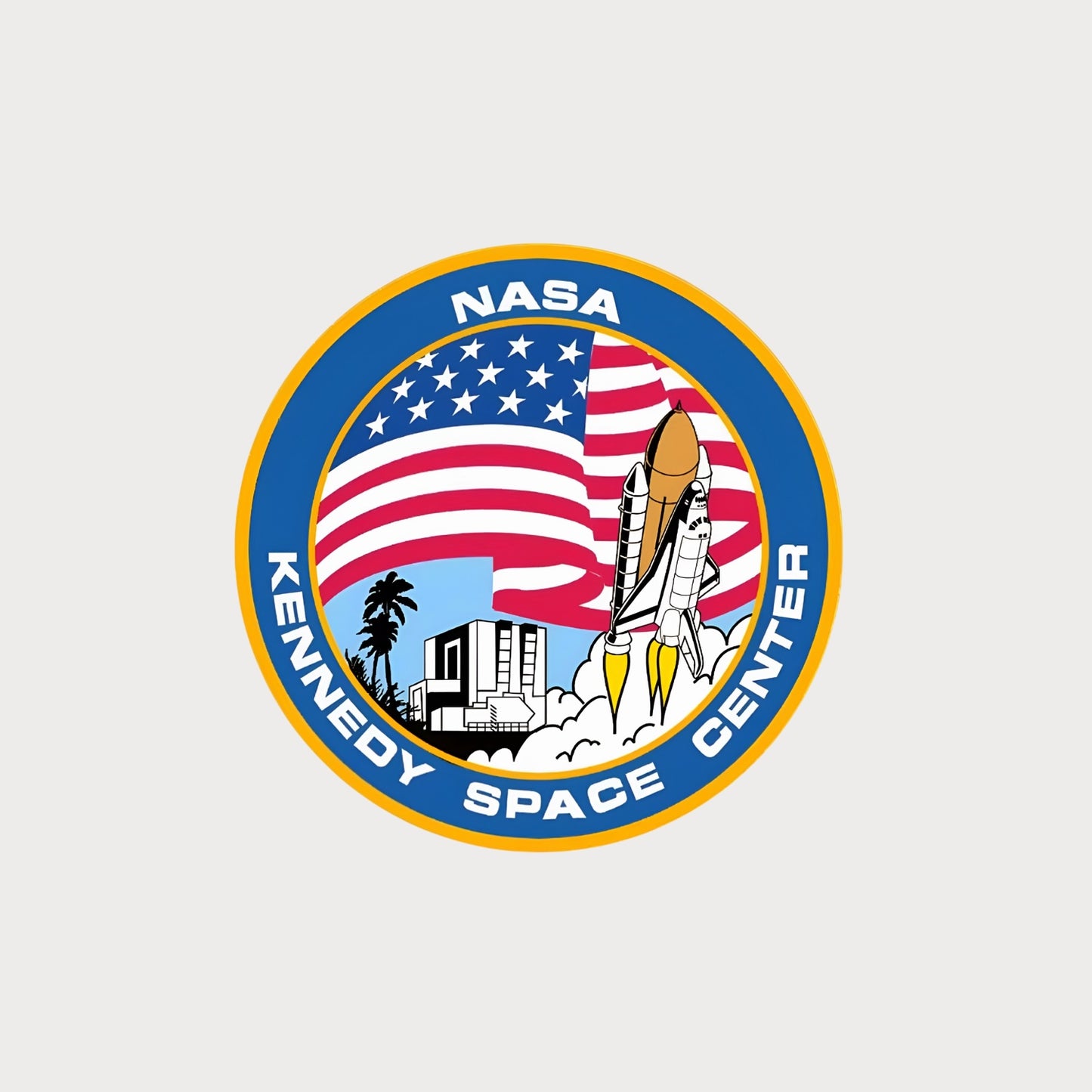 Autocollant Sticker NASA Kennedy Space Center Vinyle Waterproof