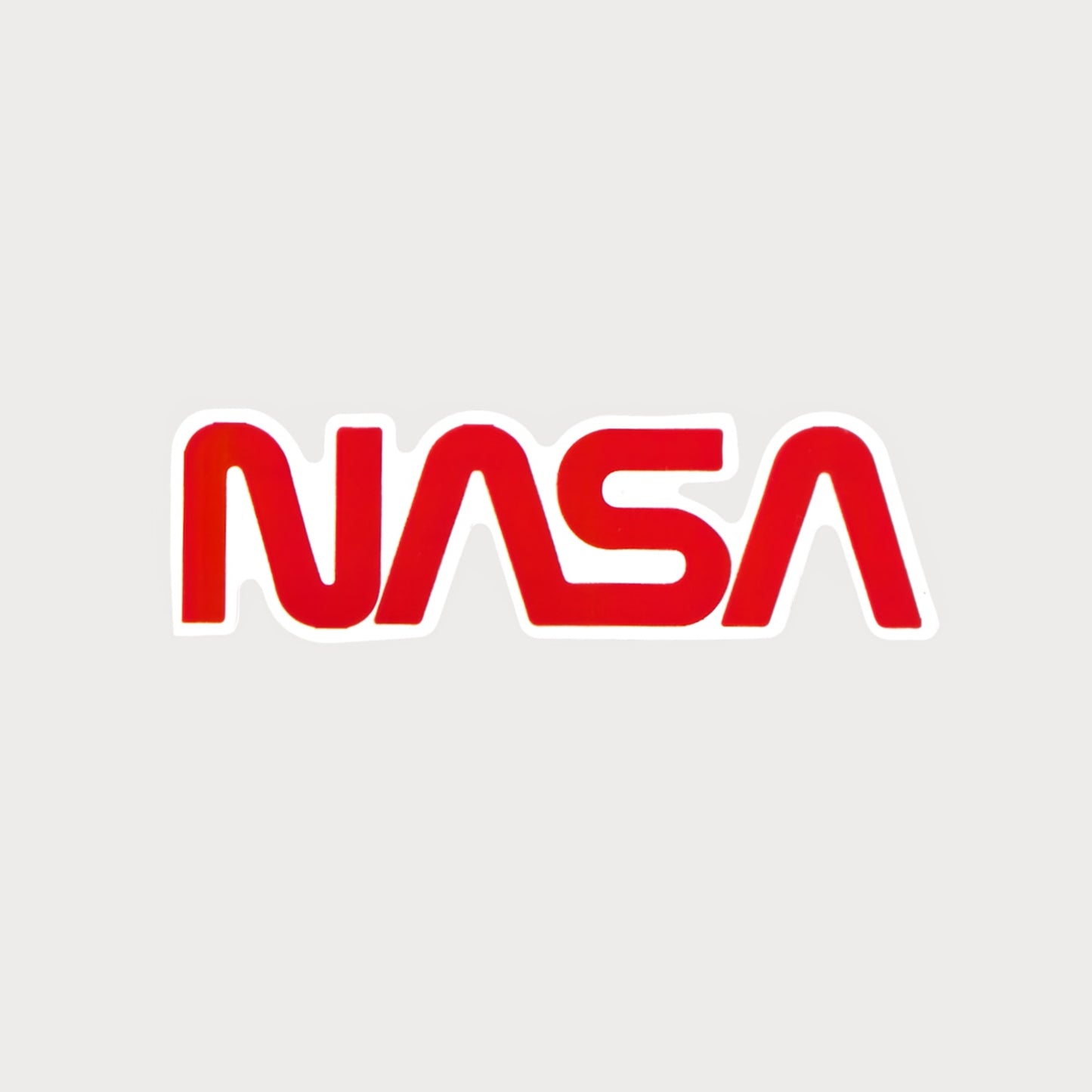 Autocollant Sticker NASA Worm Logo Vinyle Waterproof
