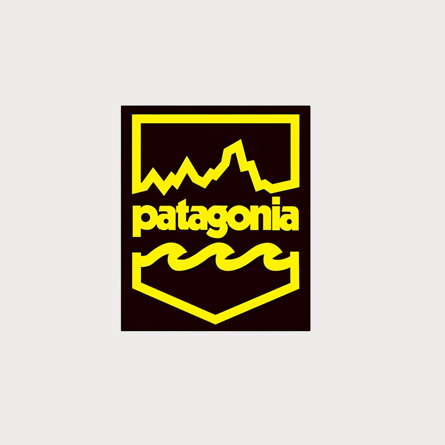 Autocollant Sticker Patagonia Badge Vinyle Waterproof