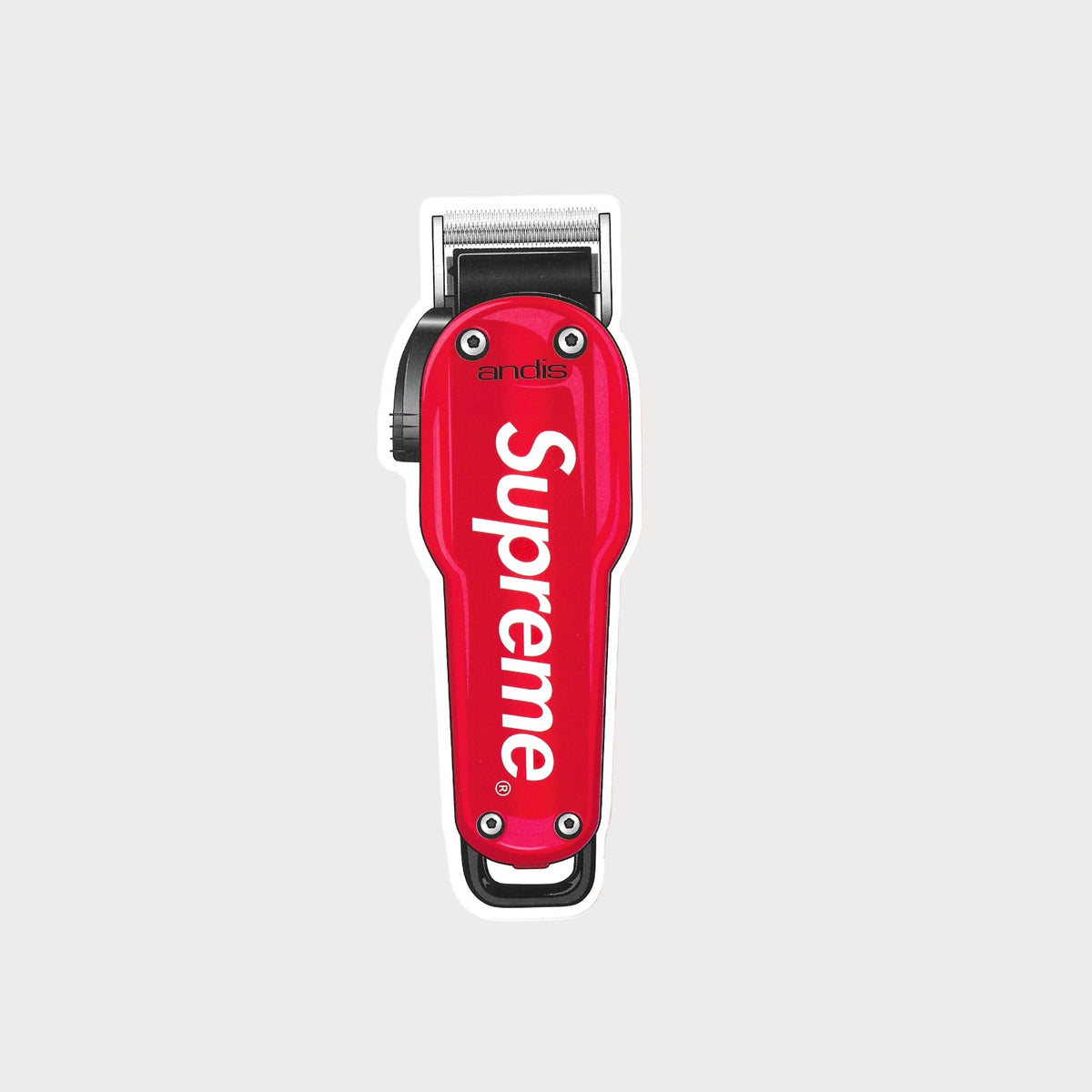 Autocollant Sticker Supreme Tondeuse Andis Vinyl Waterproof
