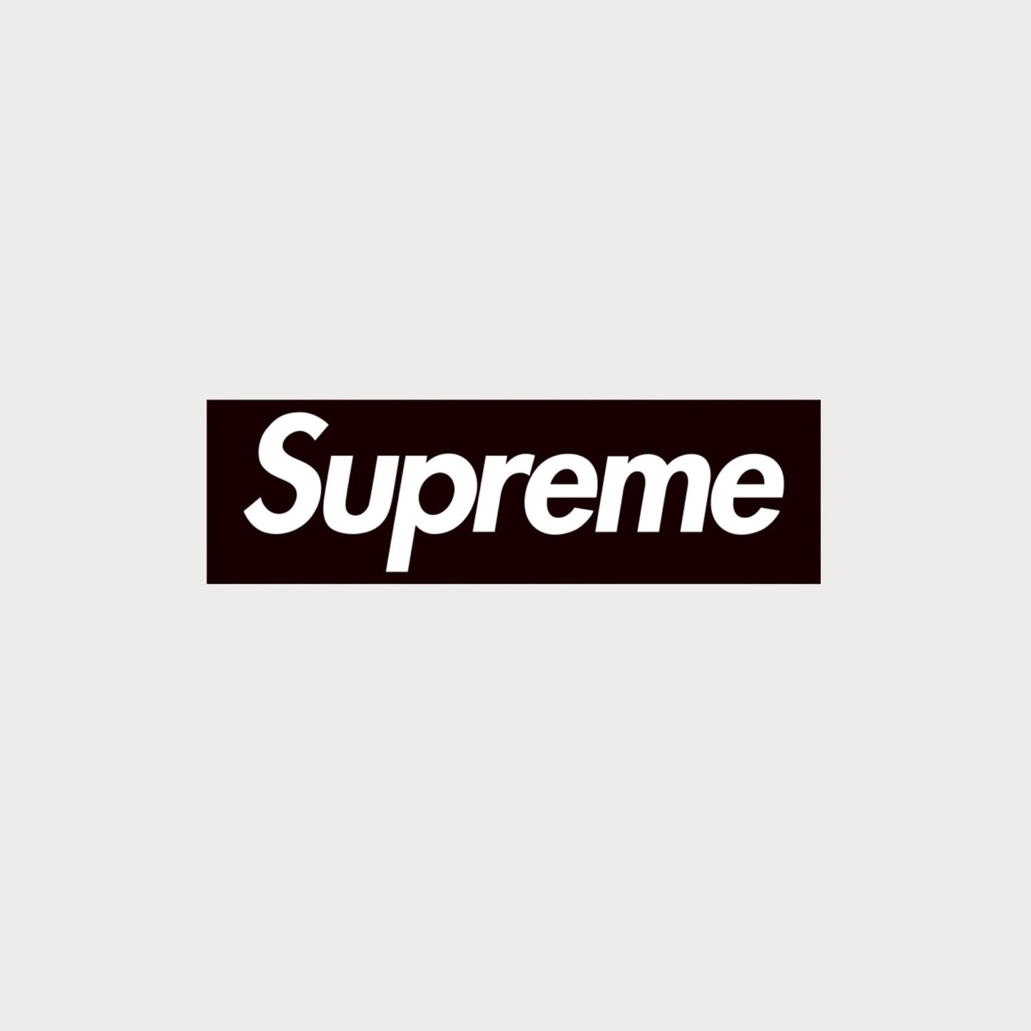 Autocollants Stickers Supreme Box Logo Vinyle Waterproof