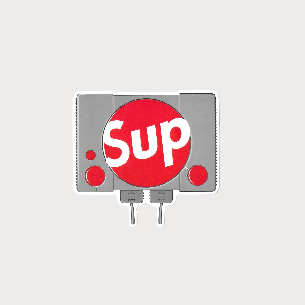 Autocollant Sticker Supreme Console PlayStation Vinyle Waterproof