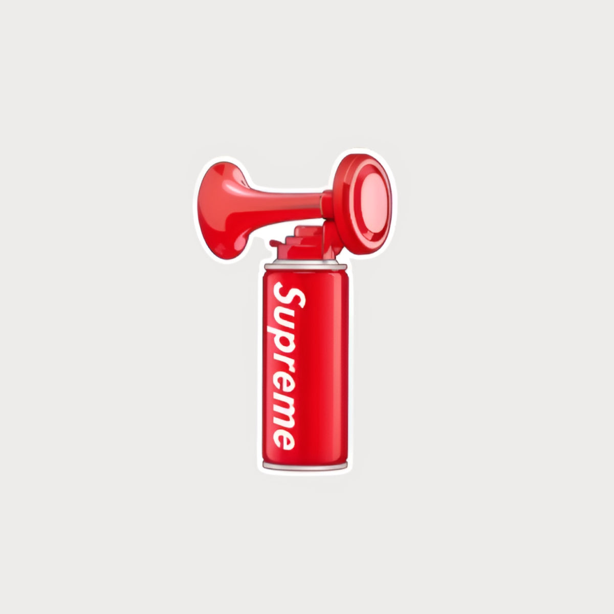 Autocollant Sticker Supreme Corne de Brume (Air Horn) Vinyl Waterproof