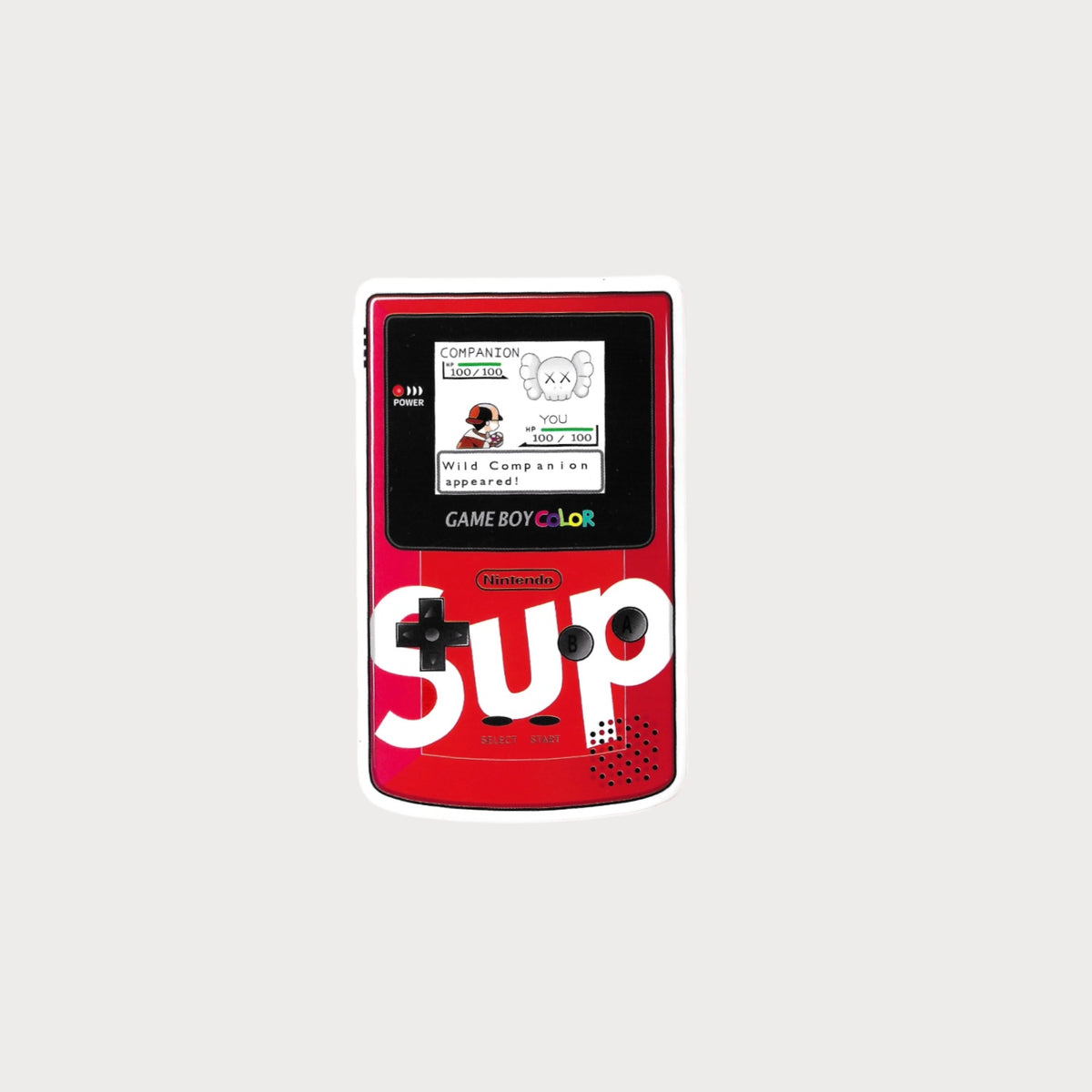 Autocollant Sticker Supreme Game Boy Color Vinyle Waterproof