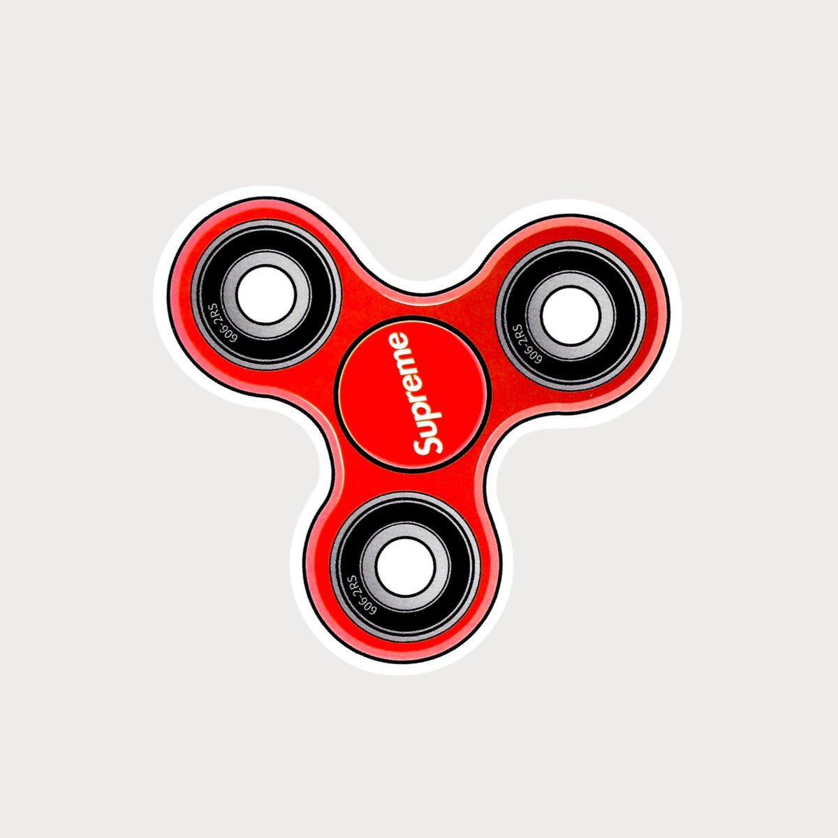 Autocollant Sticker Supreme Hand Spinner Vinyle Waterproof
