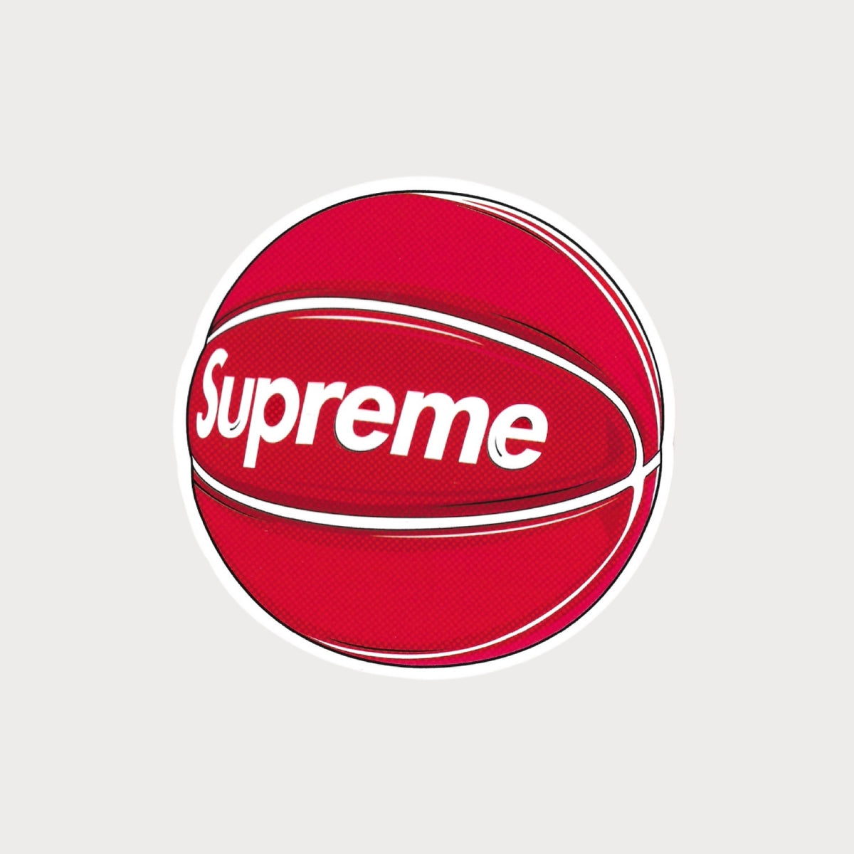 Autocollant Sticker Supreme Basketball Spalding Vinyle Waterproof