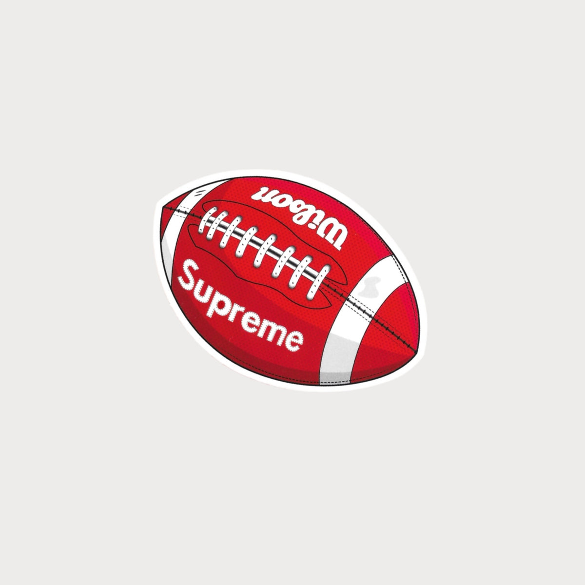 Autocollant Sticker Supreme Football Wilson Vinyle Waterproof