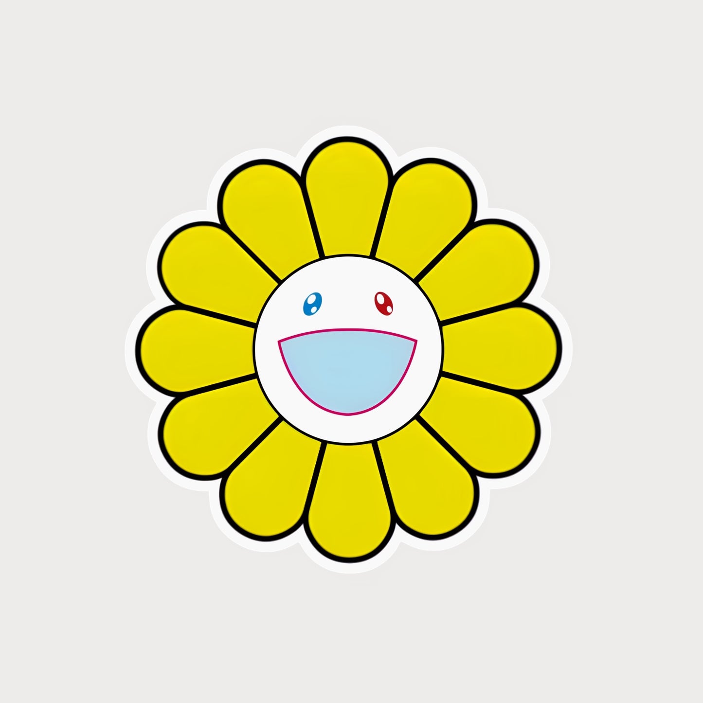 Autocollants Stickers Takashi Murakami Flower of Joy Vinyle Waterproof