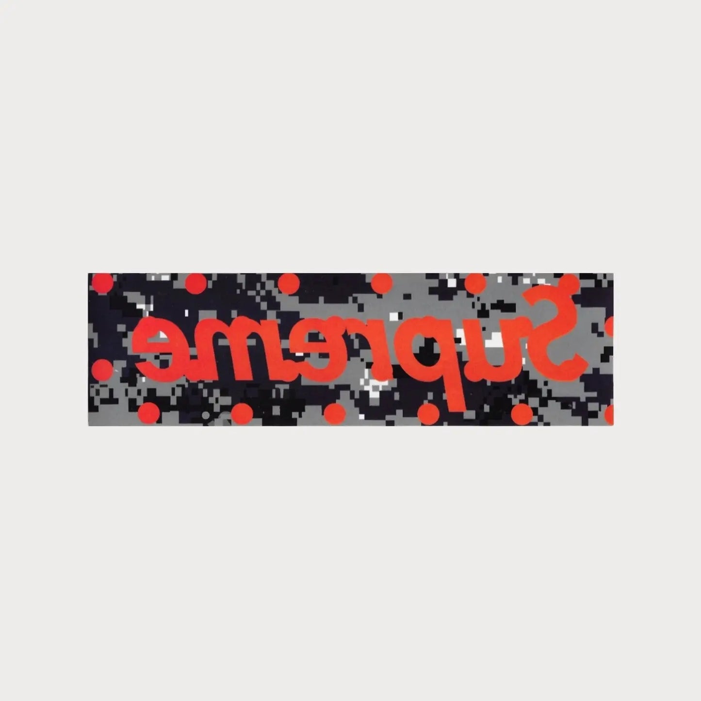 Autocollants Stickers Supreme Comme des Garçons Digi Camo Box Logo Patchattaq