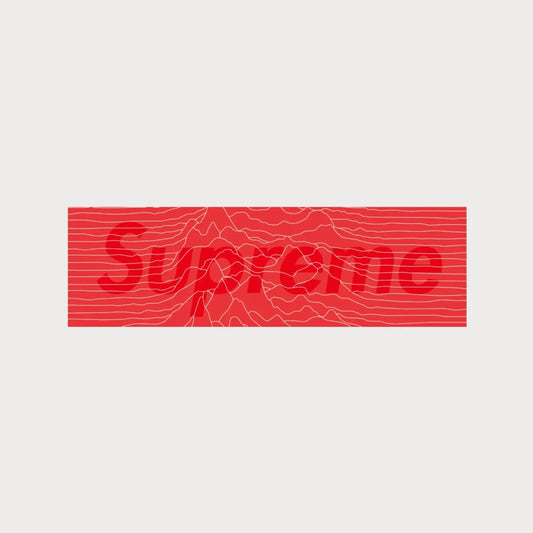 Autocollants Stickers Supreme Joy Division Box Logo Vinyle Waterproof Patchattaq
