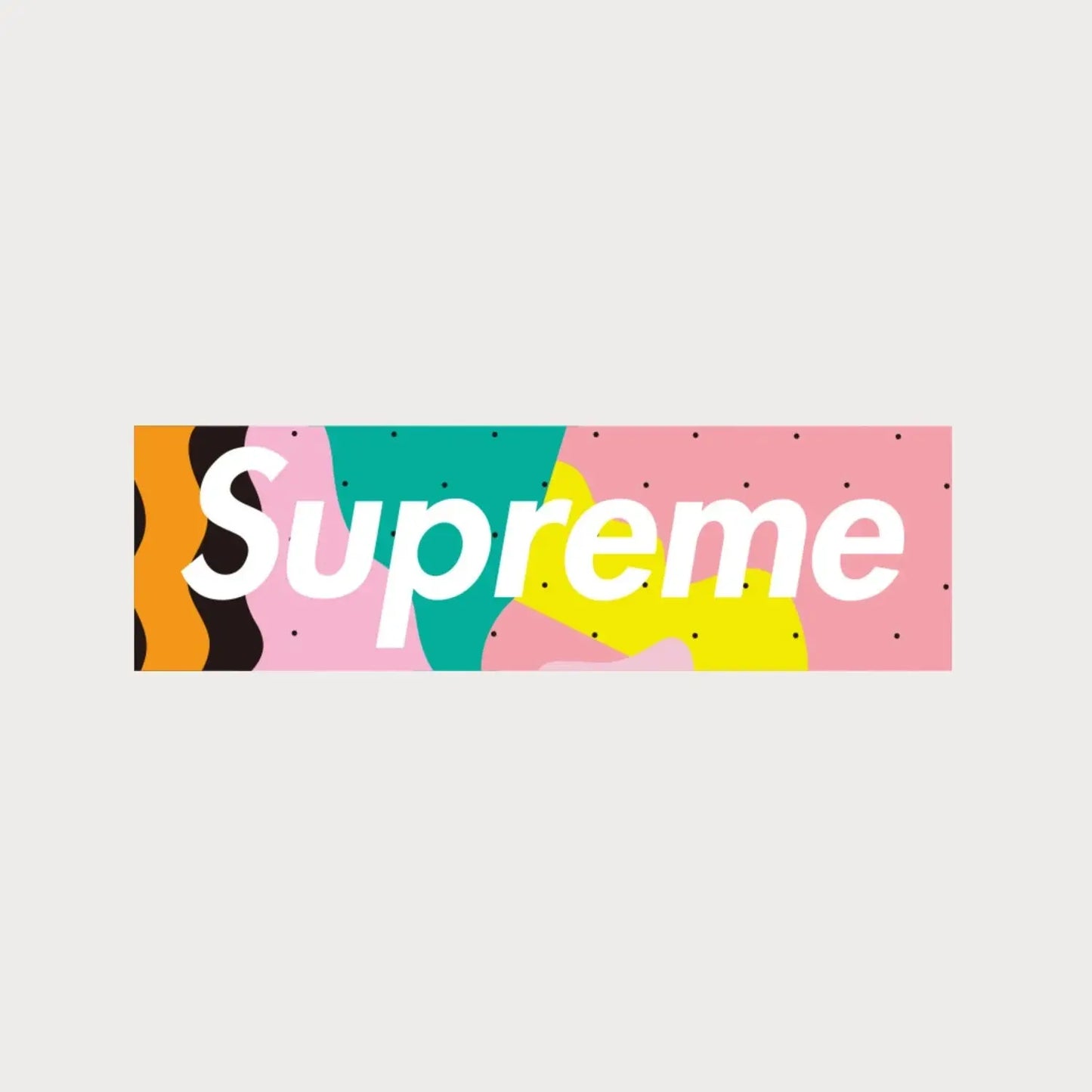 Autocollants Stickers Supreme Mendini Box Logo Vinyle Waterproof Patchattaq