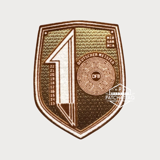 Badge Thermocollant Bayern Munich Bundesliga 10 Deutscher Meister