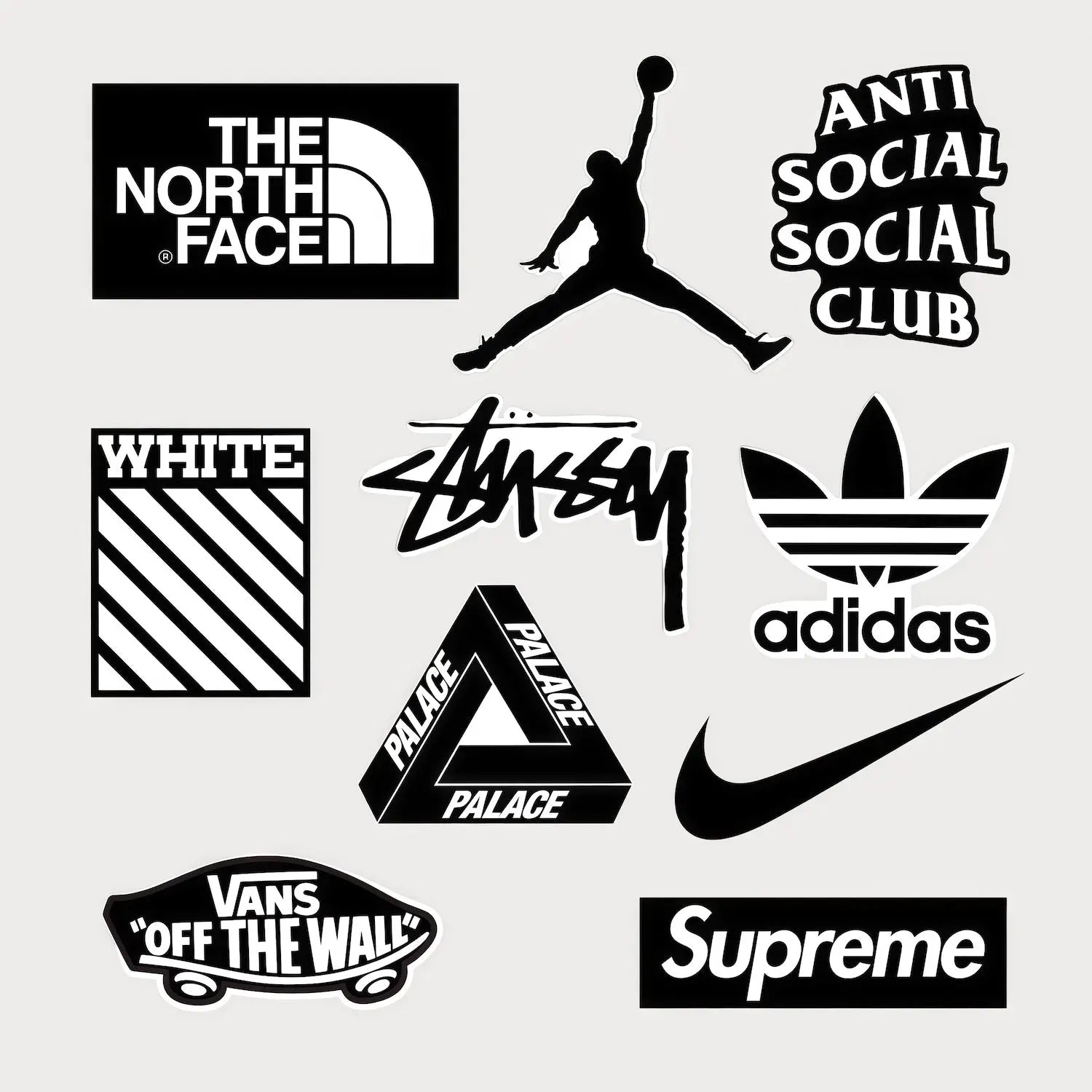 Lot de 10 Autocollants Stickers Streetwear Vinyle Waterproof Patchattaq