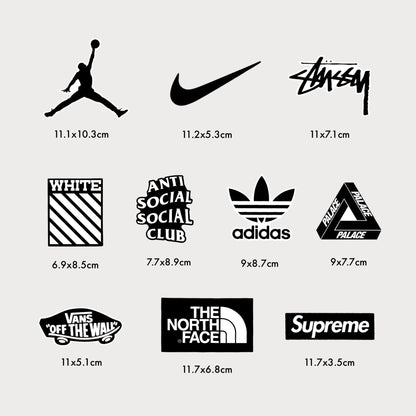 Lot de 10 Autocollants Stickers Streetwear Vinyle Waterproof Patchattaq