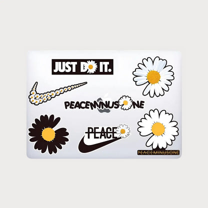 Lot de 8 Stickers Autocollant G-Dragon PEACEMINUSONE Vinyle Waterproof Patchattaq