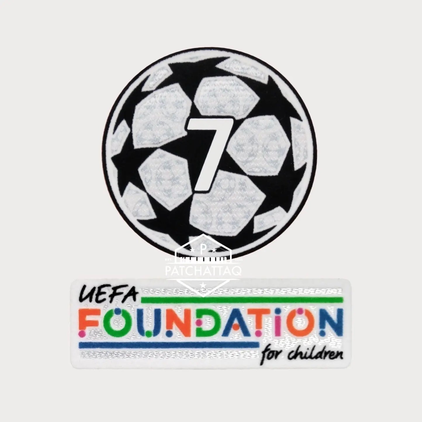 Patchs Thermocollants AC Milan UEFA Champions League 2024-2025 Patchattaq
