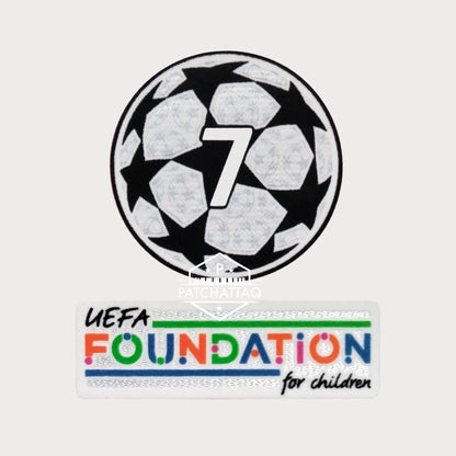 Patchs Thermocollants AC Milan UEFA Champions League 2024-2025 Patchattaq
