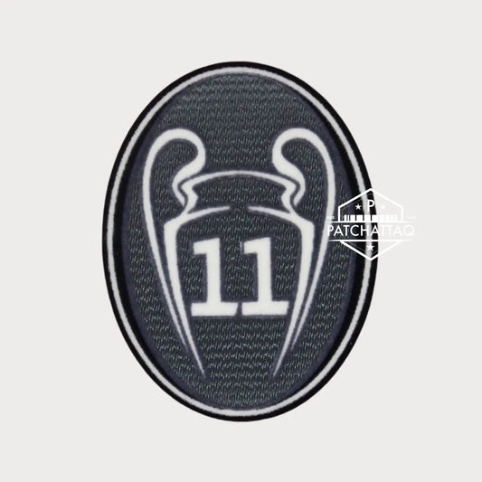 Patch Thermocollant UEFA Champions League Badge of Honour 11 Gris Foncé Patchattaq