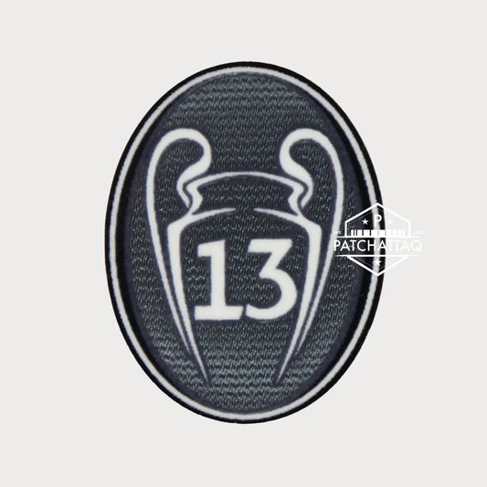 Patch Thermocollant UEFA Champions League Badge of Honour 13 Gris Foncé Patchattaq