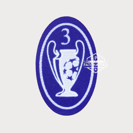 Patch Thermocollant UEFA Champions League Badge of Honour 3 Bleu Royal Patchattaq