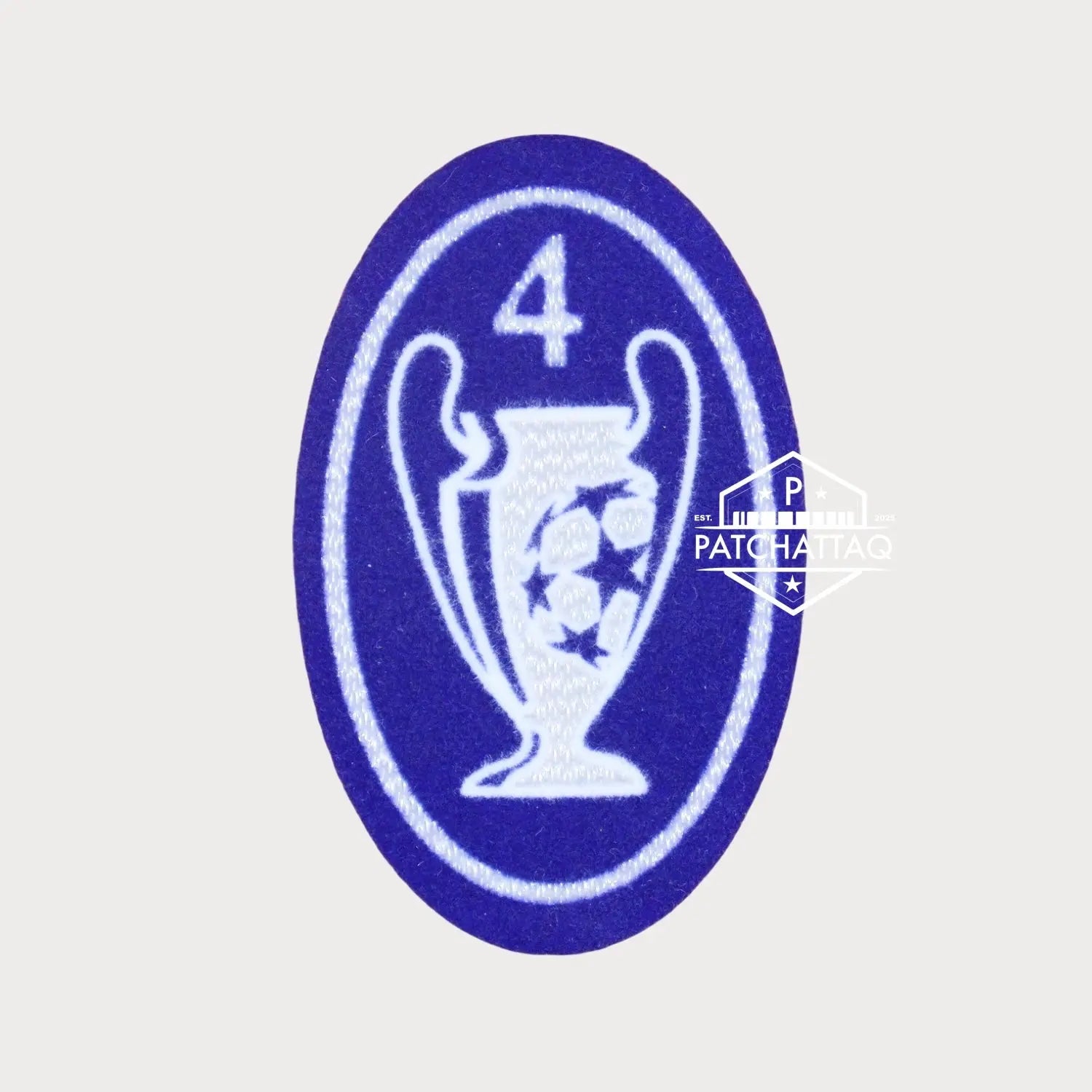 Patch Thermocollant UEFA Champions League Badge of Honour 4 Bleu Royal Patchattaq