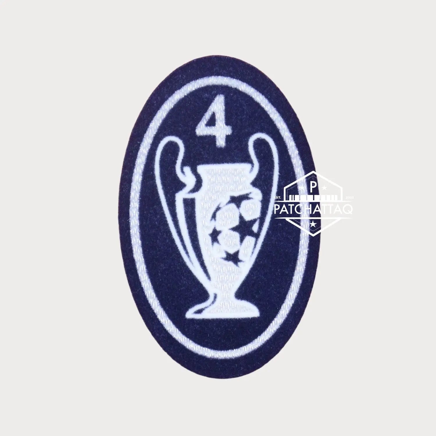Patch Thermocollant UEFA Champions League Badge of Honour 4 Marine Patchattaq