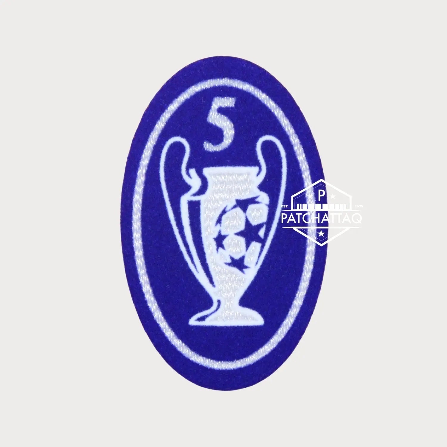 Patch Thermocollant UEFA Champions League Badge of Honour 5 Bleu Royal Patchattaq