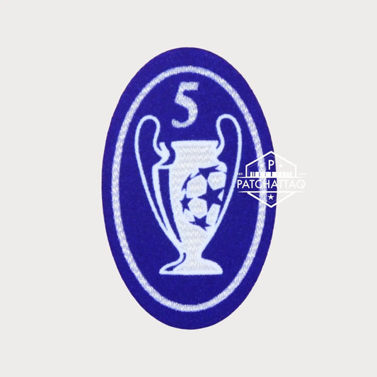 Patch Thermocollant UEFA Champions League Badge of Honour 5 Bleu Royal Patchattaq