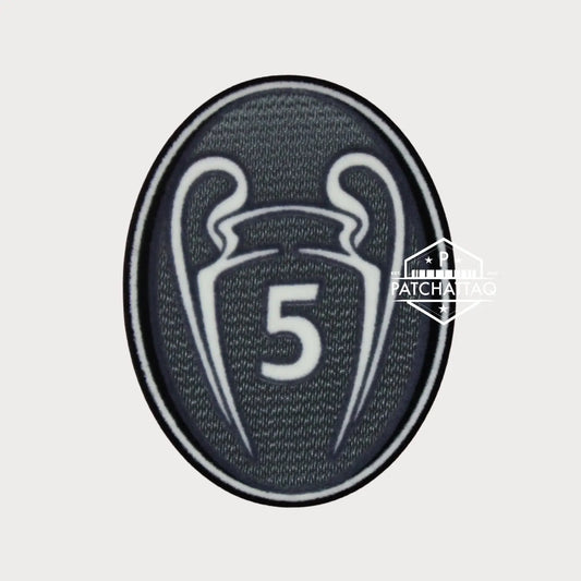 Patch Thermocollant UEFA Champions League Badge of Honour 5 Gris Foncé Patchattaq