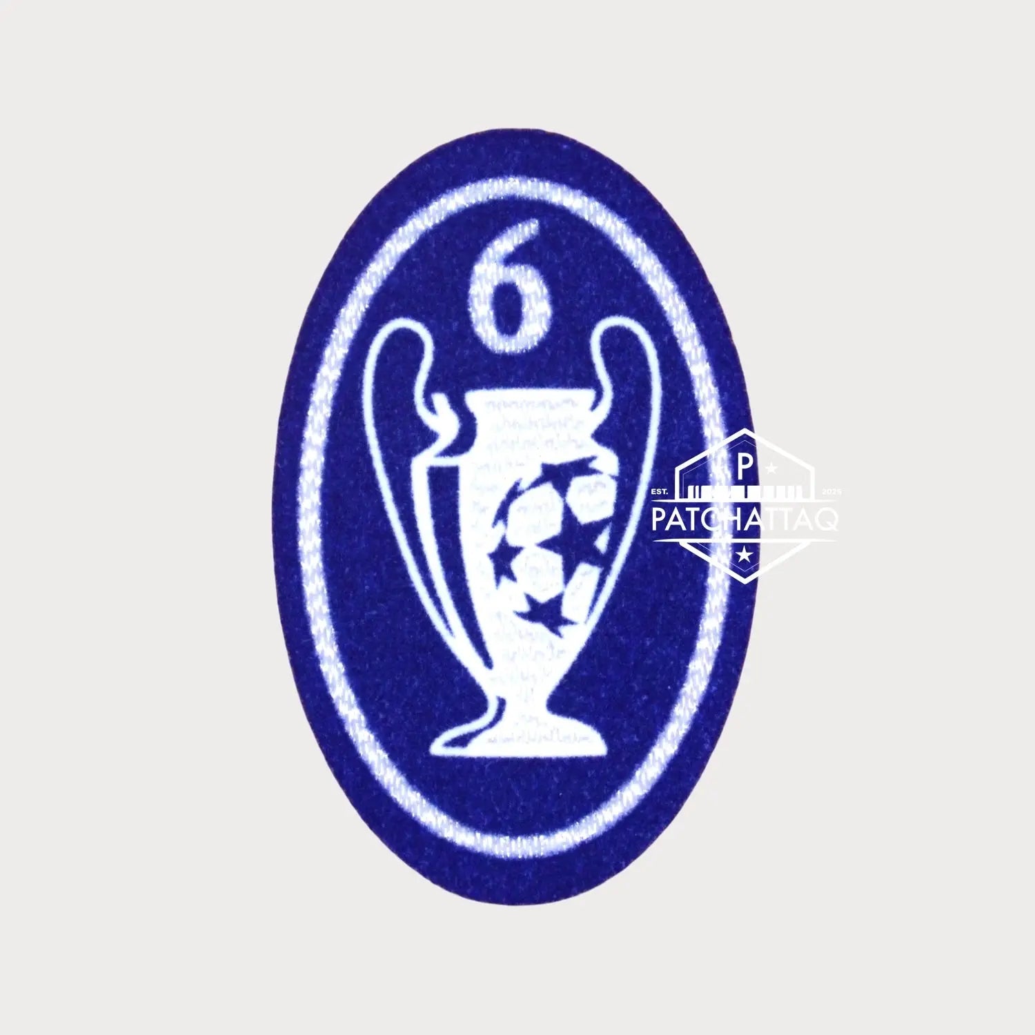 Patch Thermocollant UEFA Champions League Badge of Honour 6 Bleu Royal Patchattaq