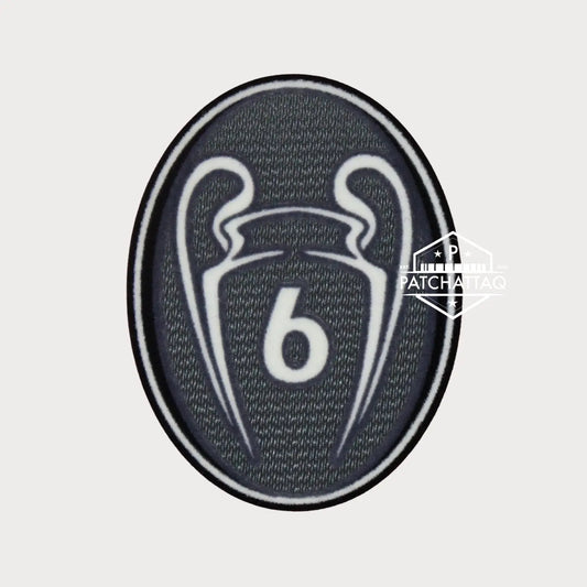 Patch Thermocollant UEFA Champions League Badge of Honour 6 Gris Foncé Patchattaq