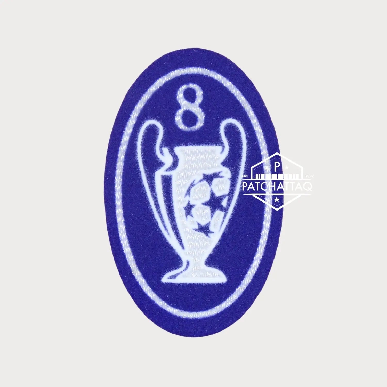 Patch Thermocollant UEFA Champions League Badge of Honour 8 Bleu Royal Patchattaq