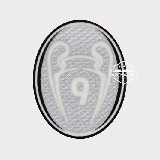 Patch Thermocollant UEFA Champions League Badge of Honour 9 Gris Clair Patchattaq