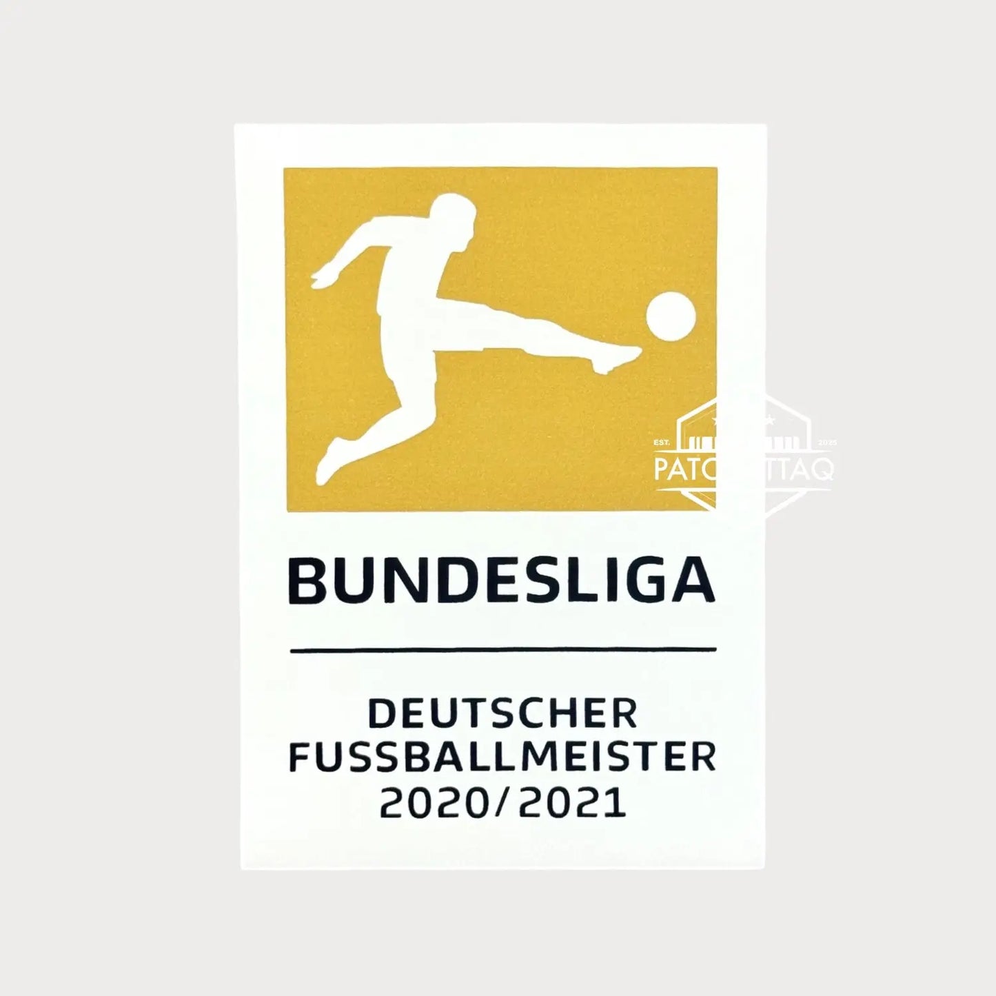 Patch Thermocollant Bundesliga Deutscher FussballMeister 2020/2021 Patchattaq