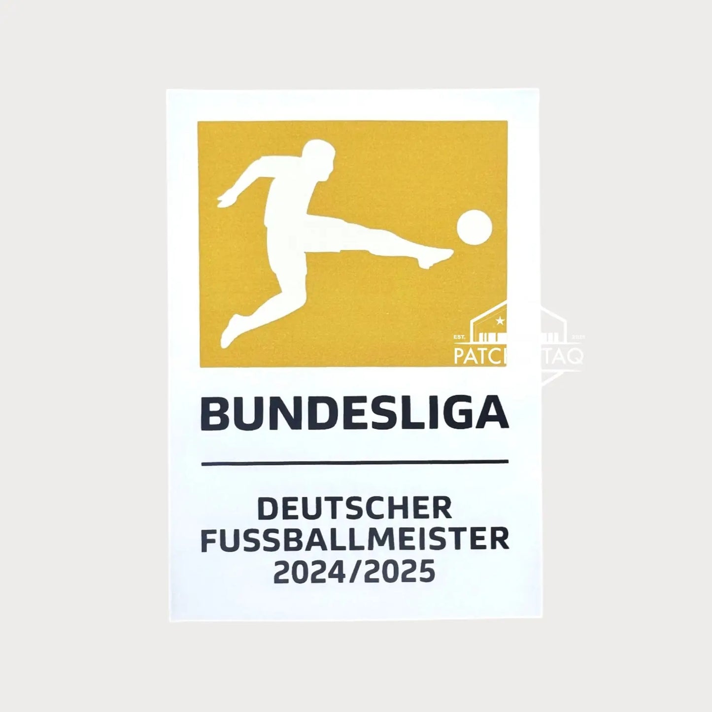 Patch Thermocollant Bundesliga Deutscher FussballMeister 2024/2025 Patchattaq