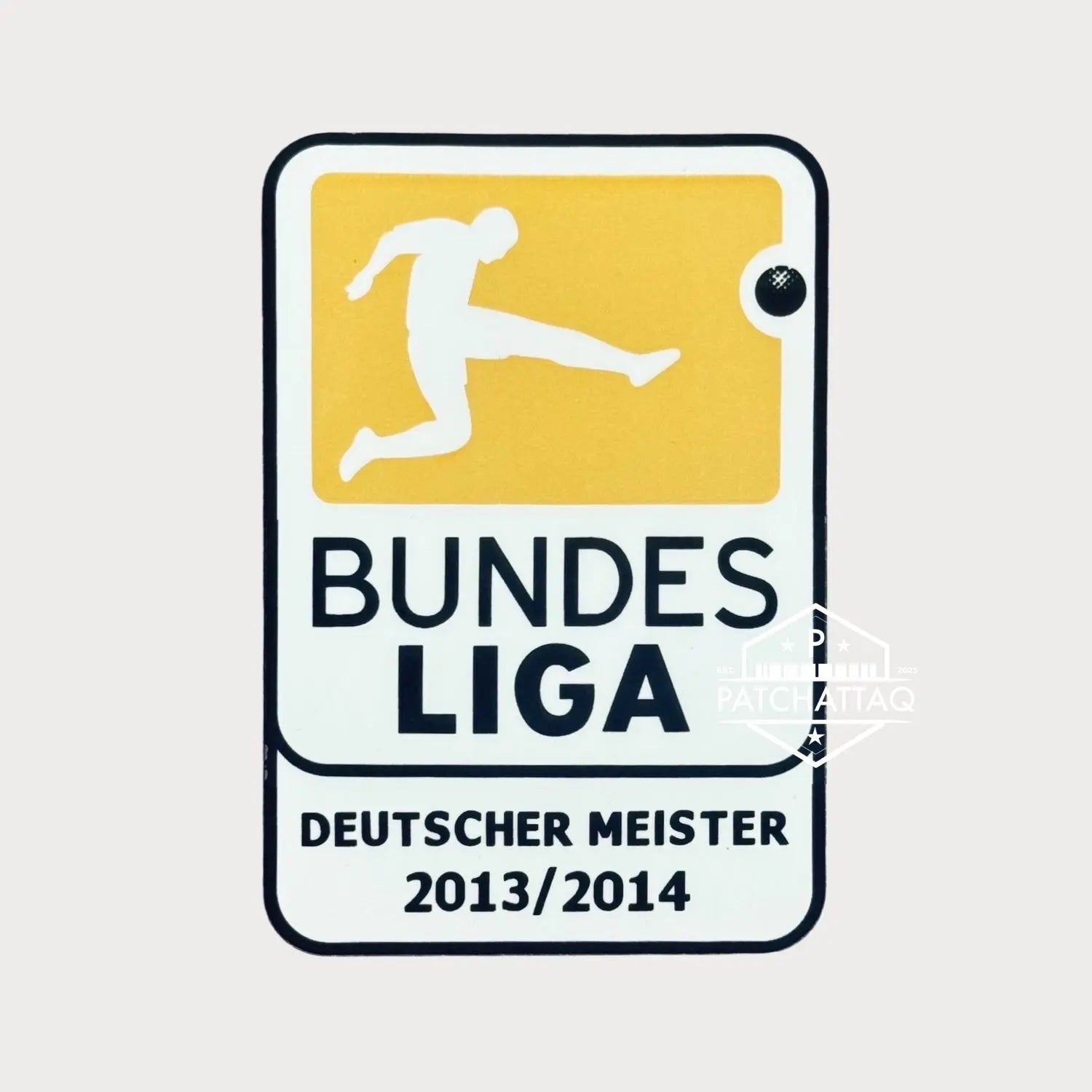 Patch Thermocollant Bundesliga Deutscher Meister 2013/2014 Patchattaq