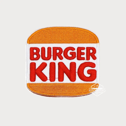 Patch Thermocollant Burger King Vintage Broderie Précise Haute Qualité Patchattaq
