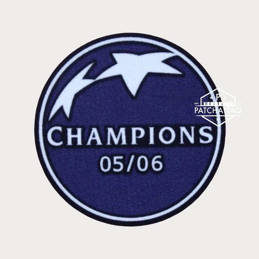 Patch Thermocollant UEFA Champions League Champions 05/06 FC Barcelone Patchattaq