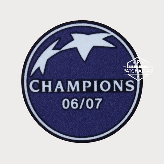 Patch Thermocollant UEFA Champions League Champions 06/07 AC Milan Patchattaq