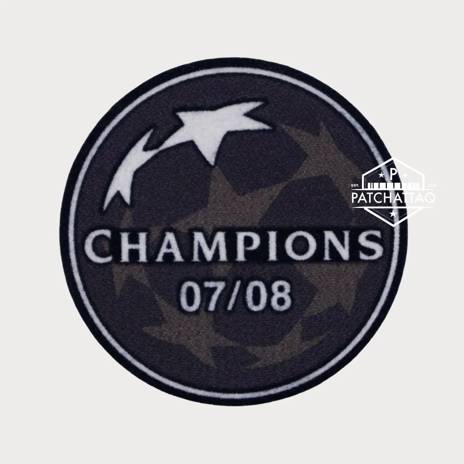 Patch Thermocollant Champions League Champions 07/08 Manchester United Patchattaq