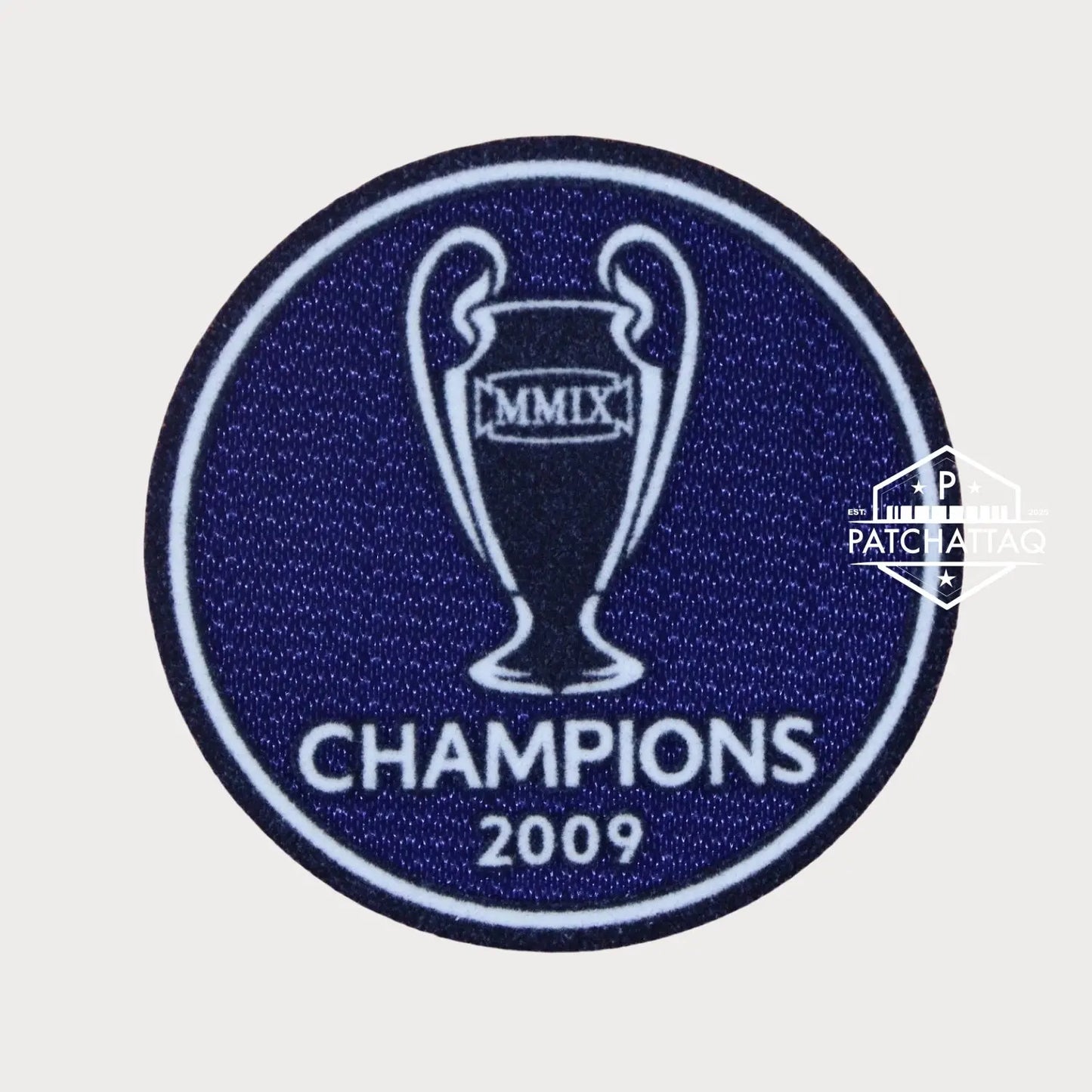 Patch Thermocollant UEFA Champions League Champions 2009 FC Barcelone Patchattaq